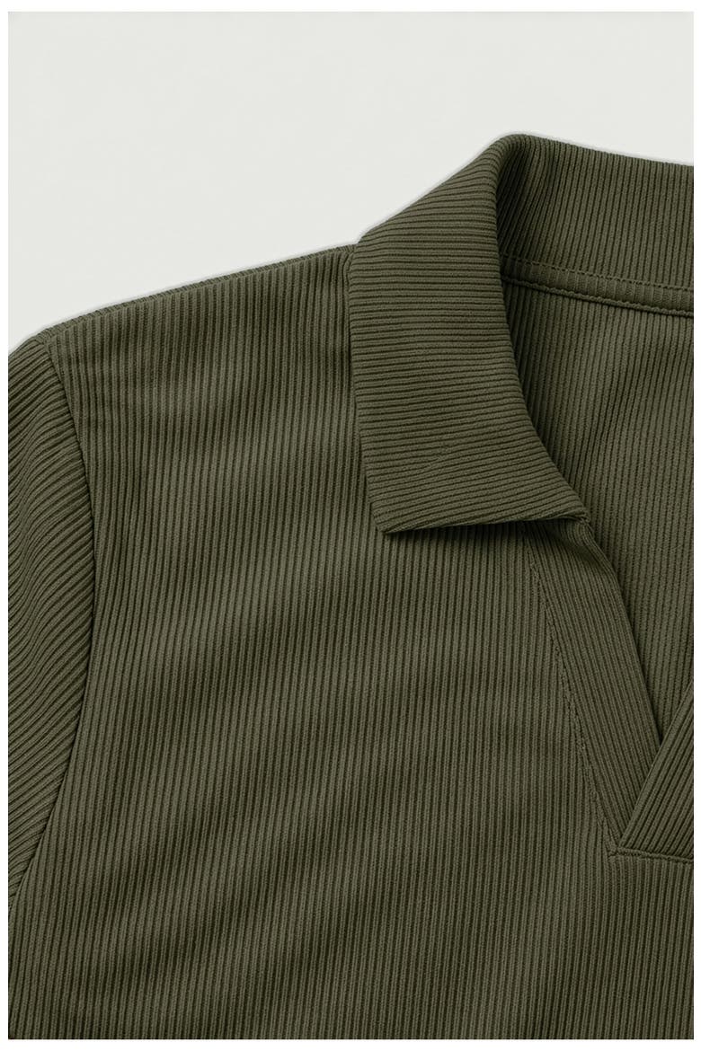 Ribbed Jonny Collar Polo, Alternate, color, OLIVE