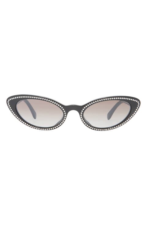 53mm Cat Eye Sunglasses