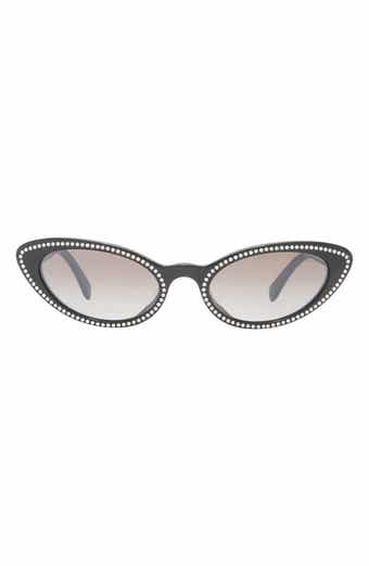 Miu Miu 53mm Cat Eye Sunglasses