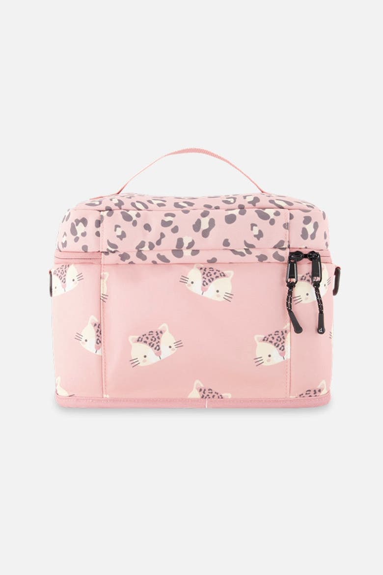 Leopard Charming Durable Everyday Lunch Box, Alternate, color, Pink Leopard Print