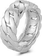 GLAZE JEWELRY Bold Curb Chain Ring