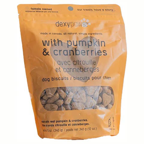 Pumpkin & Cranberry Dog Biscuits 12oz Natural Pet Treats