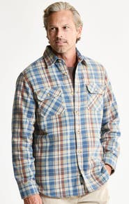 JACHS Brushed Flannel Overshirt
