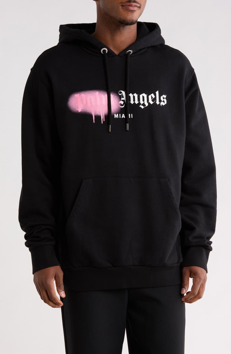 Palm Angels Graphic Hoodie, Main, color, 