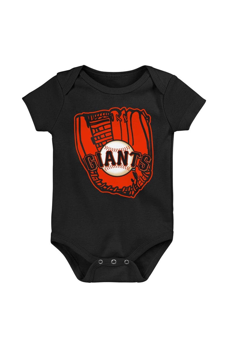 Outerstuff Infant Orange/Black/White San Francisco Giants Minor League Player Three-Pack Bodysuit Set, Alternate, color, Orange