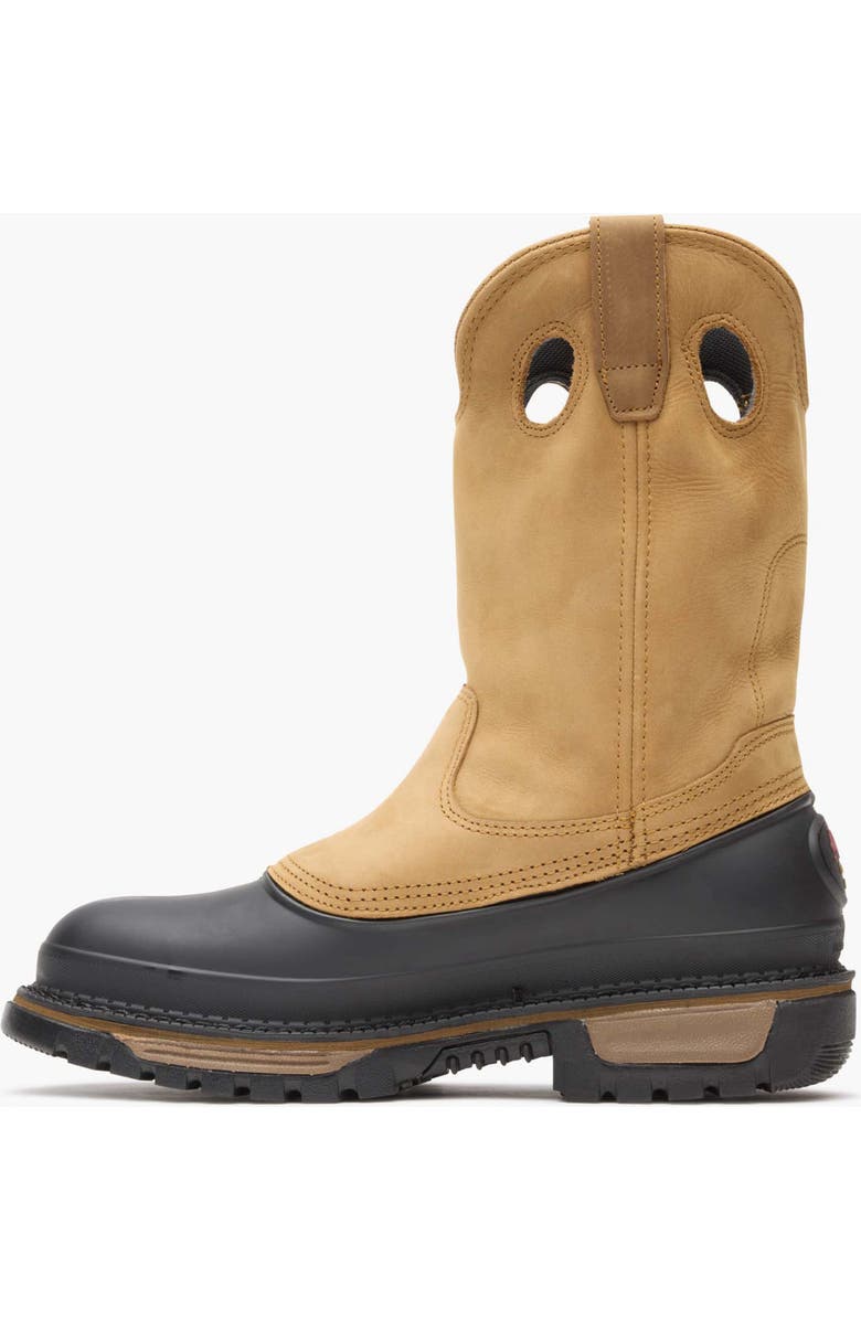 Georgia Boot Steel Toe Wellington, Alternate, color, Brown