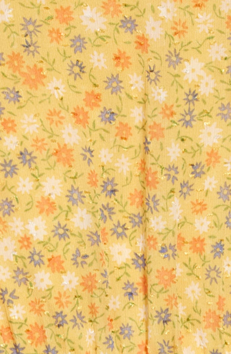 Ava & Yelly Kids' Ditsy Floral Chiffon Dress, Alternate, color,