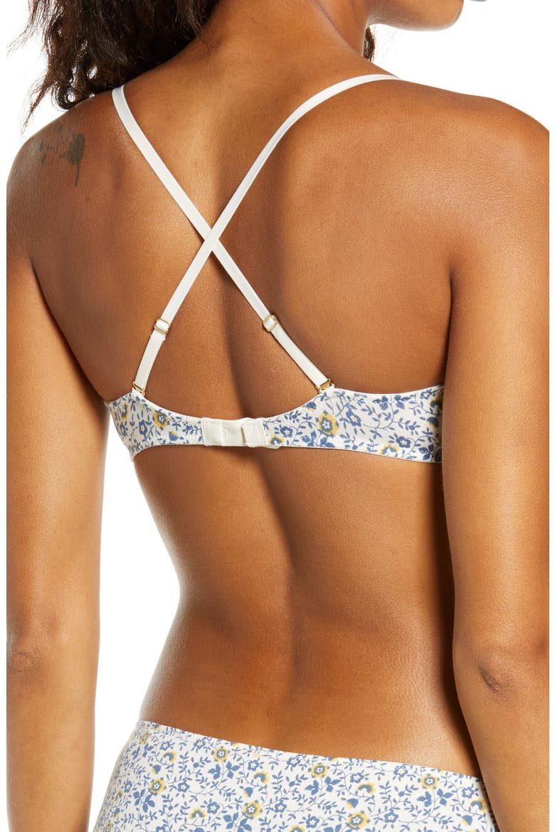 Cotton & Modal Bralette with Removable Pads, Alternate, color, FOLKVINE