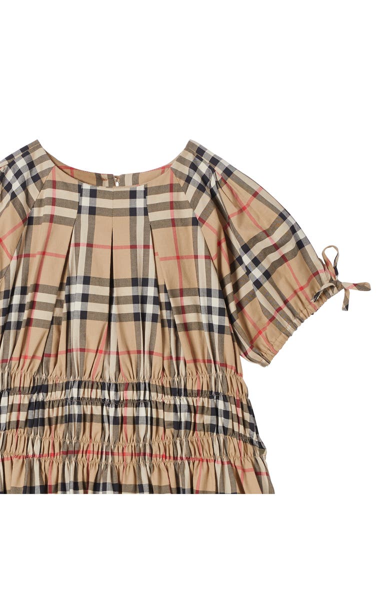 Burberry Joyce Archive Smocked Dress, Alternate, color, 