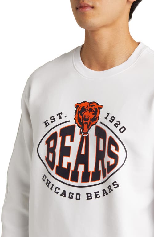 Shop Hugo Boss Boss X Nfl Crewneck Sweatshirt In Chicago Bears White