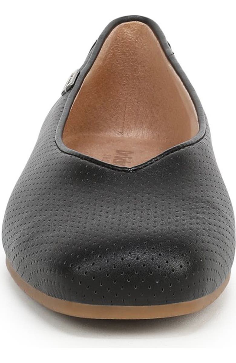 Dr. Scholl's Violet Flat, Alternate, color, Black Faux Leather