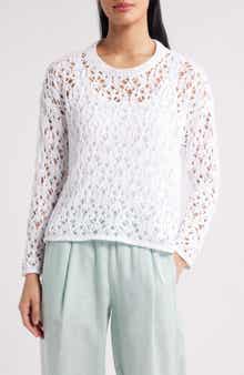 Eileen Fisher Crewneck Organic Cotton Sweater