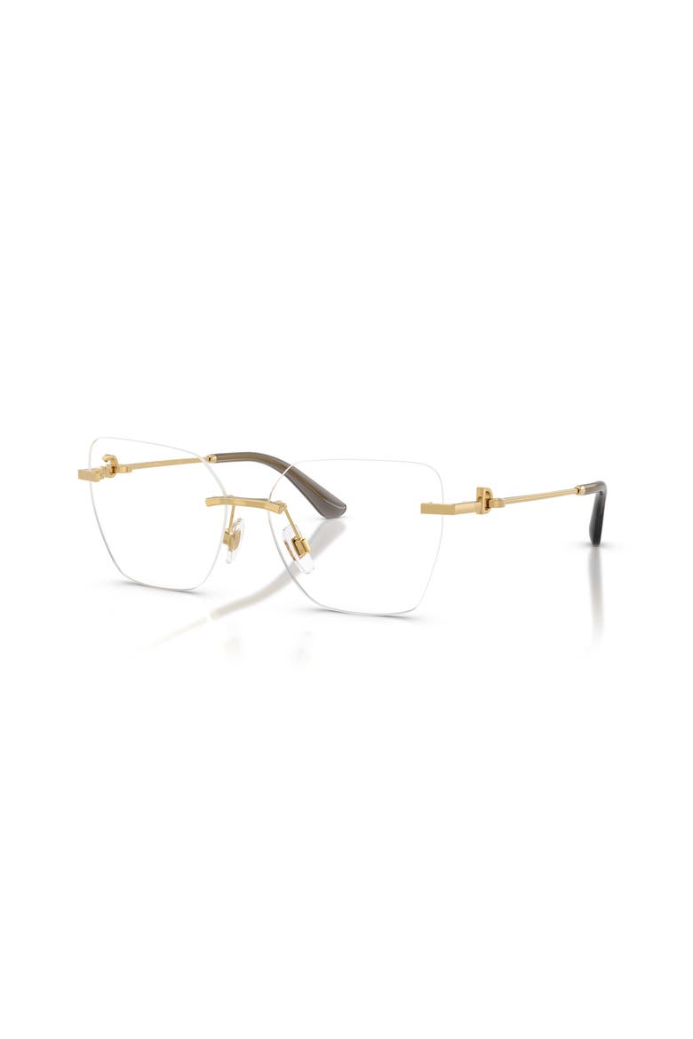 56mm Cat Eye optical glasses, Main, color, Gold