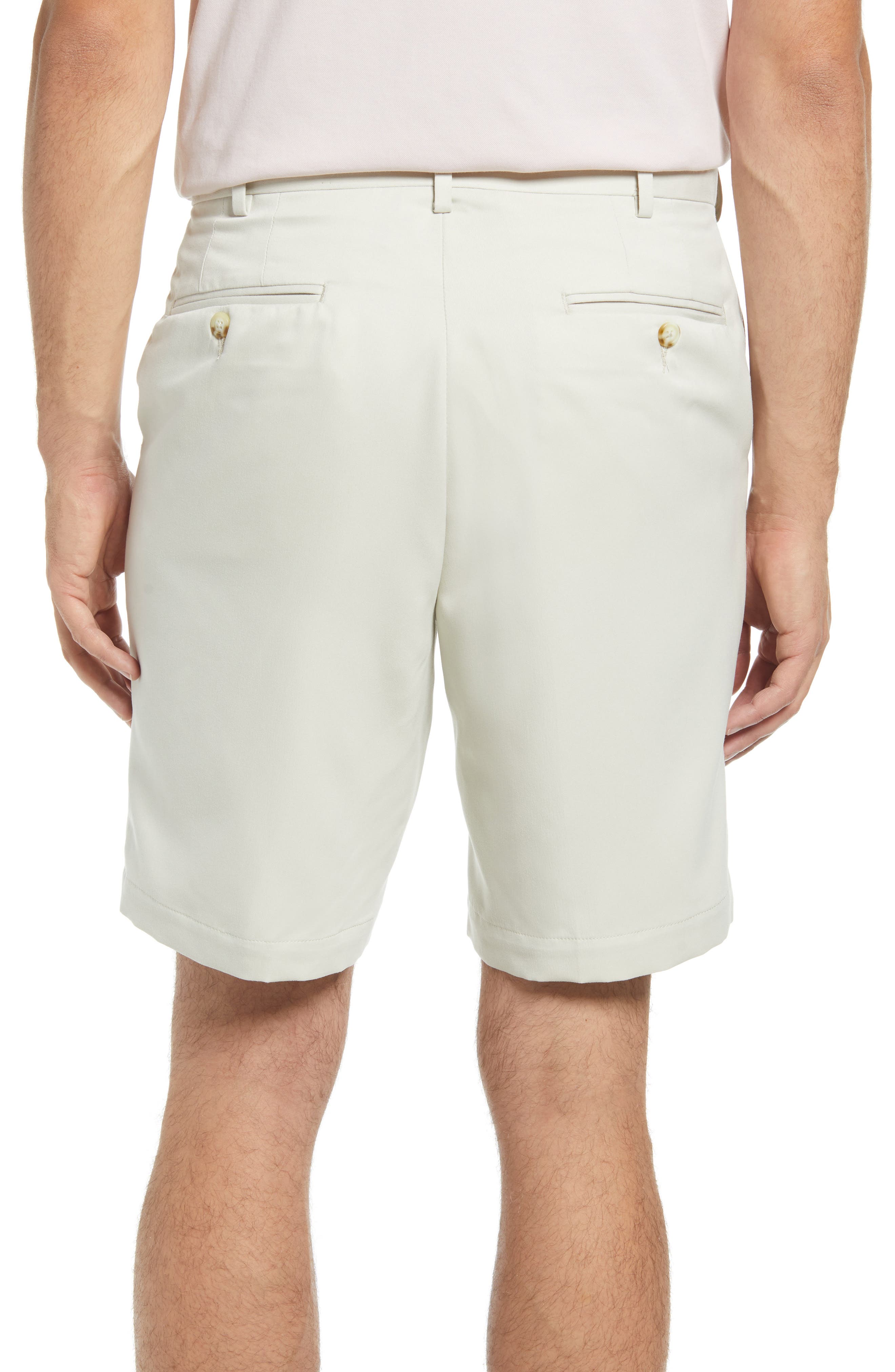 Microfiber Self Sizer Flat Front Shorts - image 4