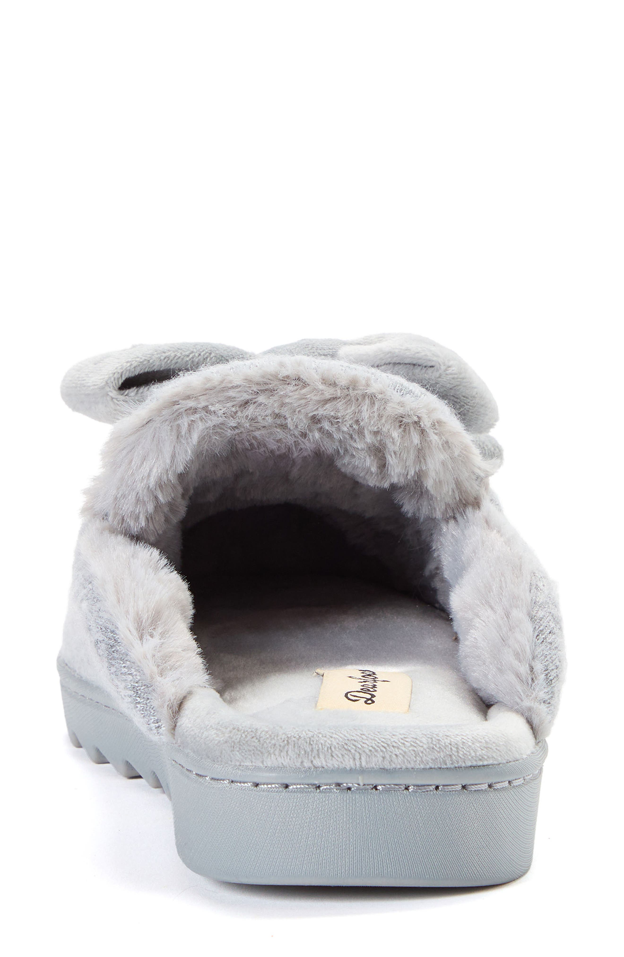 Harlee Knit Scuff Slipper, Alternate, color, LIGHT HEATHER GREY