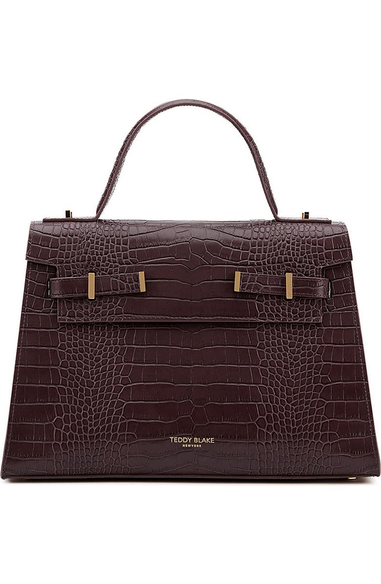 Teddy Blake Ava Croco 14", Main, color, Darkbrown
