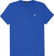 Dalix Womens Lil Heart Jersey Relaxed Tee