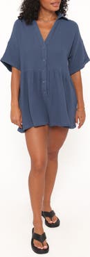 Petal & Pup Winny Crinkle Cotton Romper