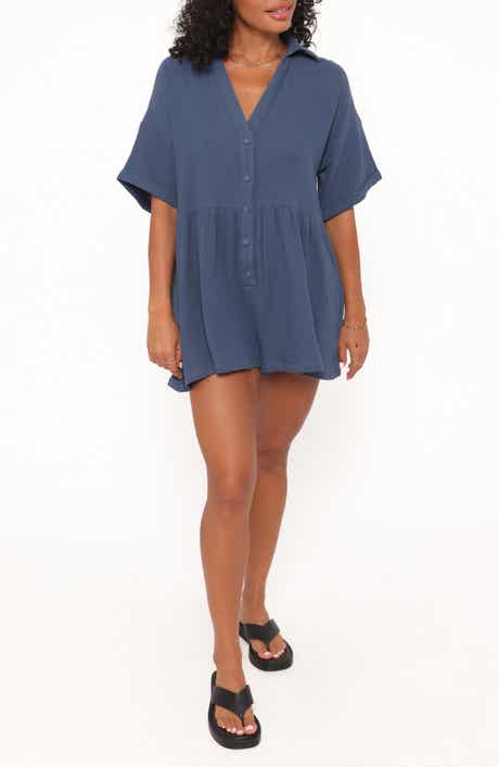 Petal & Pup Winny Crinkle Cotton Romper