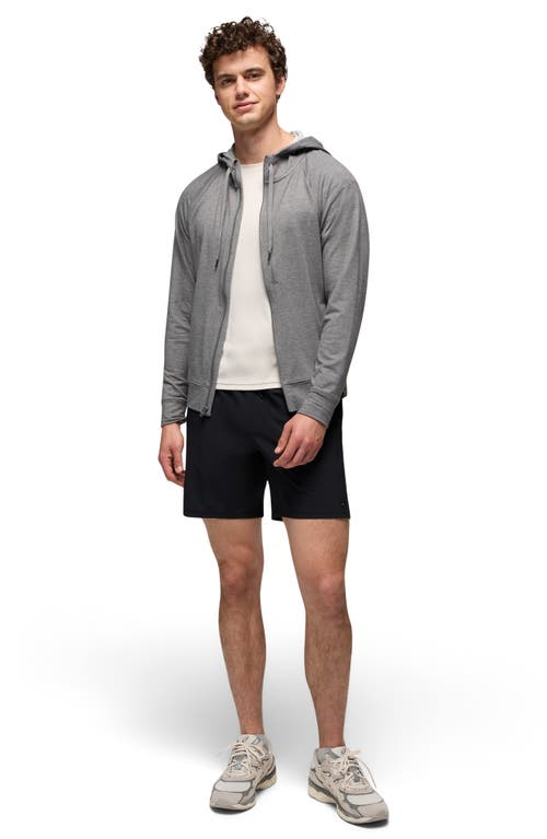 Prana Discovery Trail Drawstring Shorts In Black