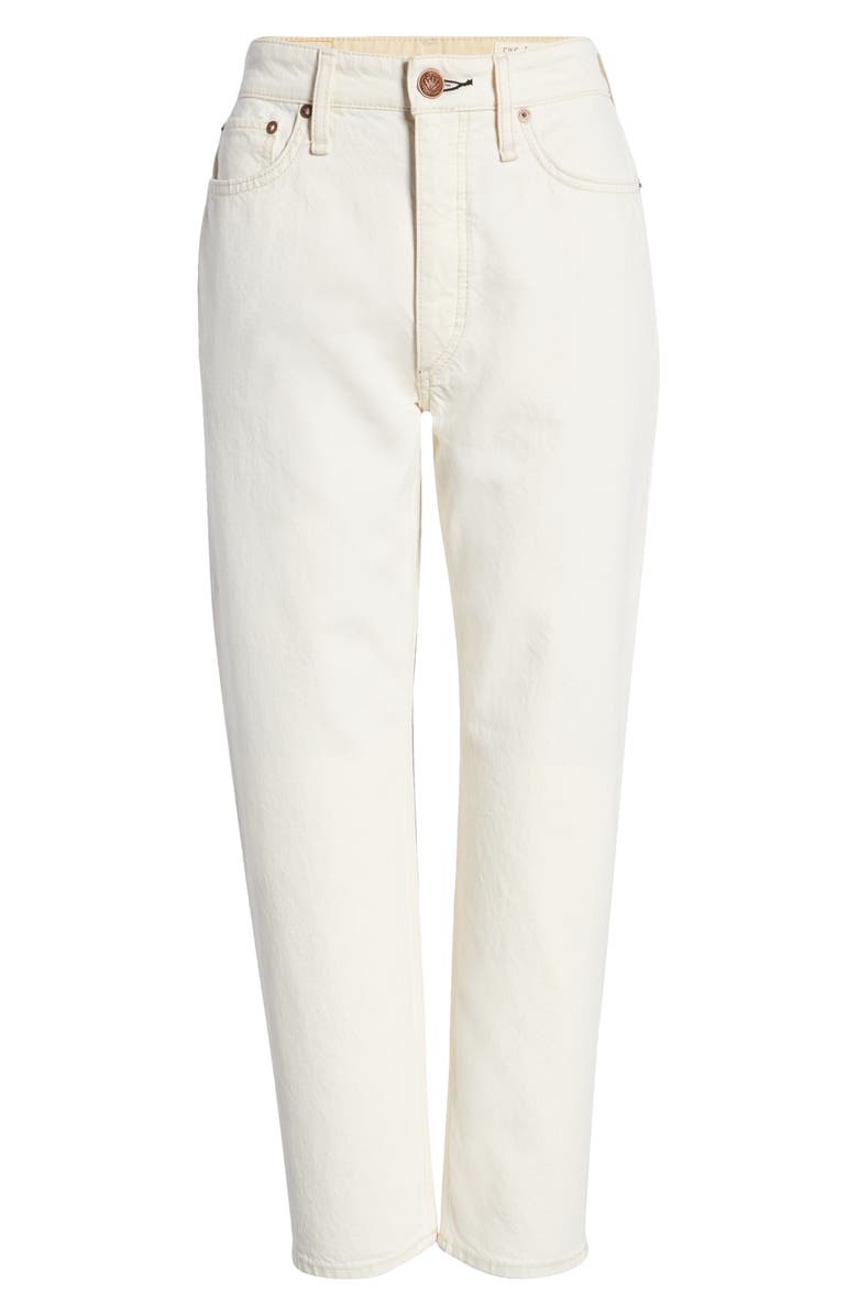 rag & bone Alissa High Waist Crop Barrel Leg Jeans, Alternate, color, 