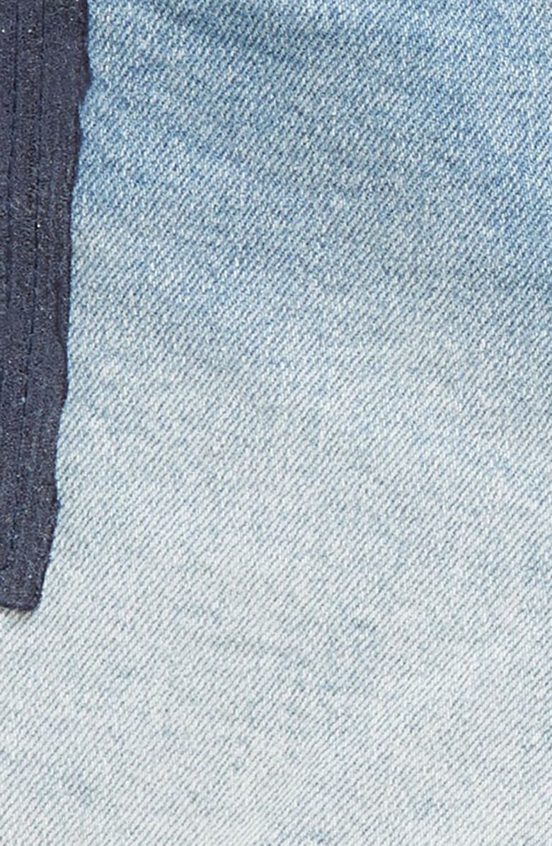 Tractr Kids' Patch Denim Shorts, Alternate, color, 