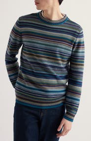 Seasalt Cornwall Trenale Stripe Organic Cotton Crewneck Sweater