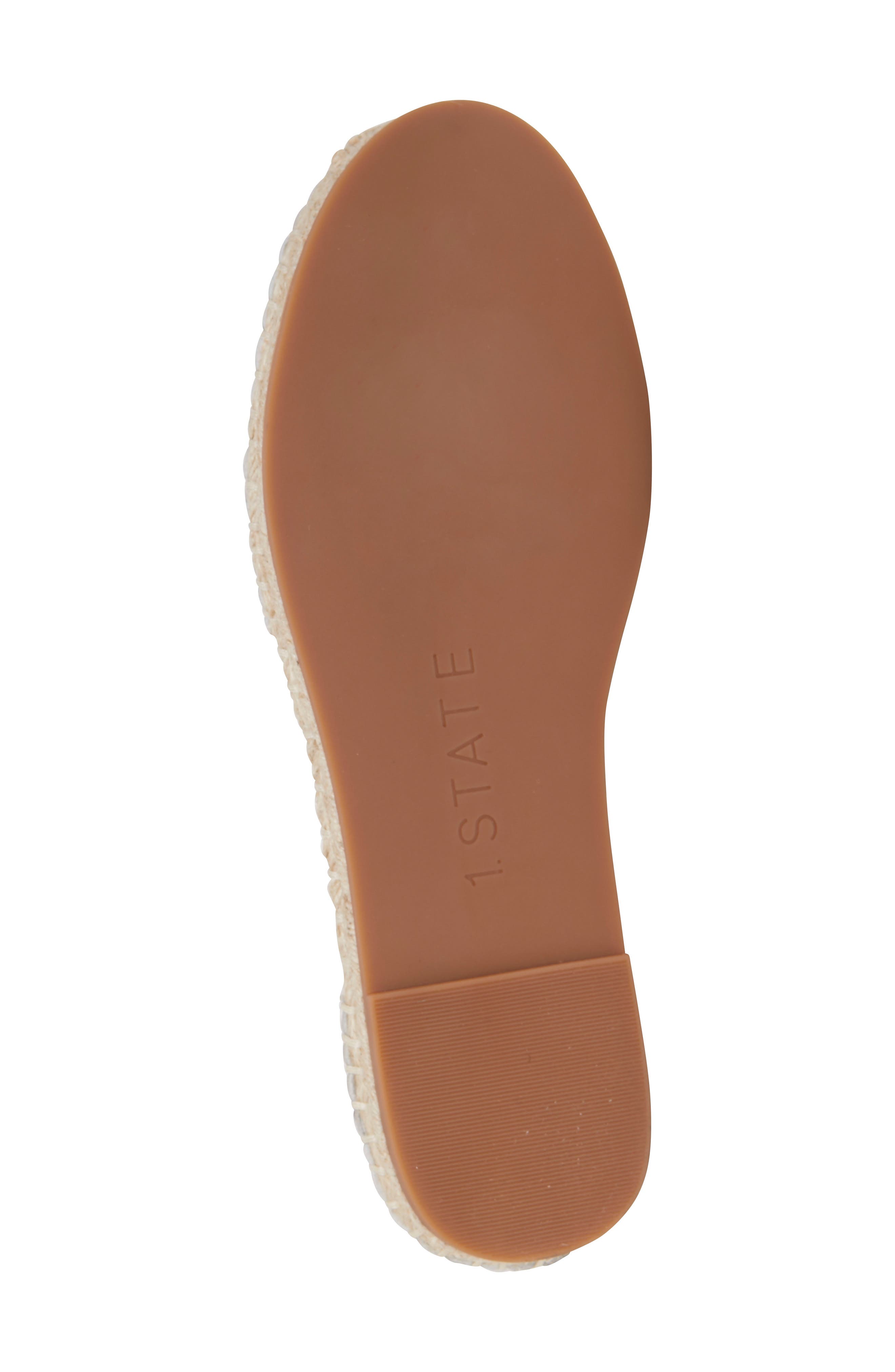 Dela Espadrille Flat, Alternate, color, WHITE NUBUCK