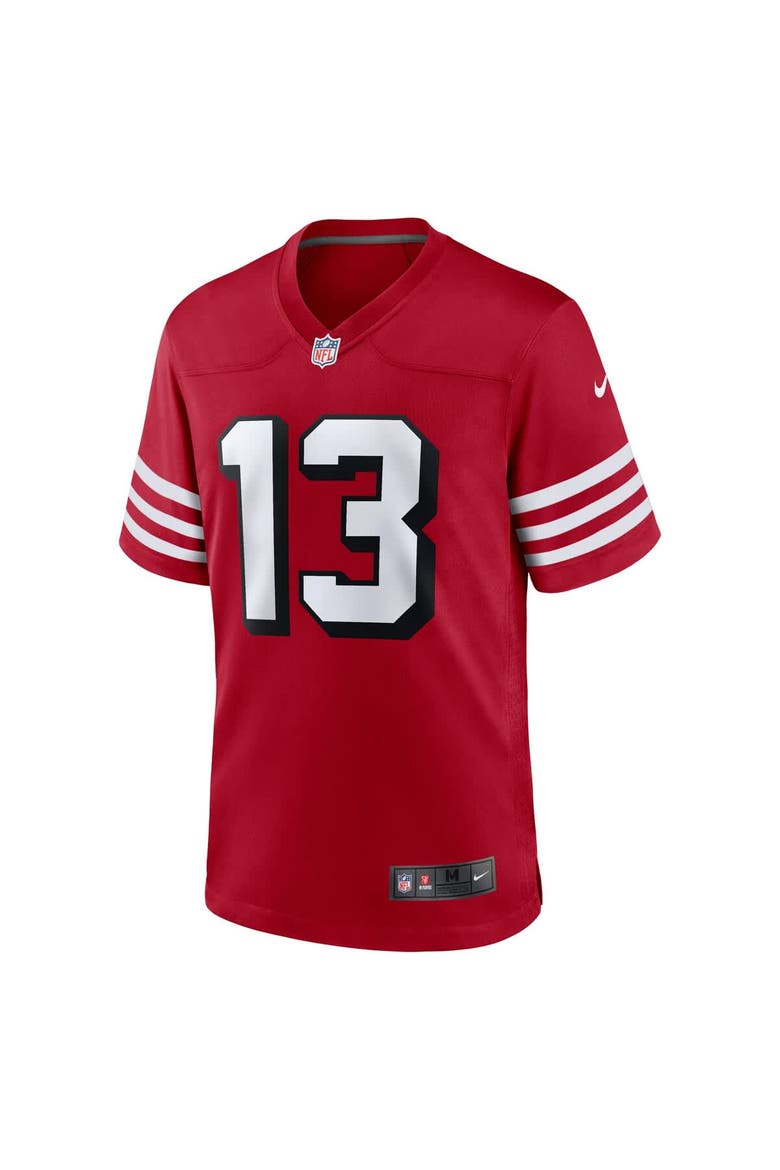 Men's Nike Brock Purdy Scarlet San Francisco 49ers Alternate Game Player Jersey, Alternate, color, Scarlet