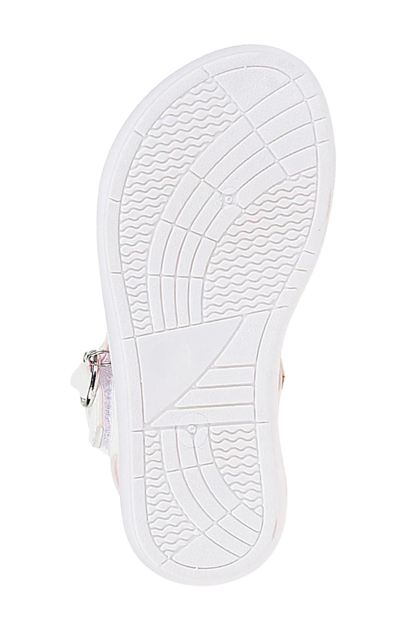 bebe Kids' Flower Cage Sandal, Alternate, color, 