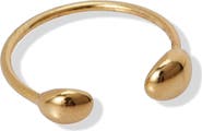 Argento Vivo Sterling Silver Oval Open Band Ring