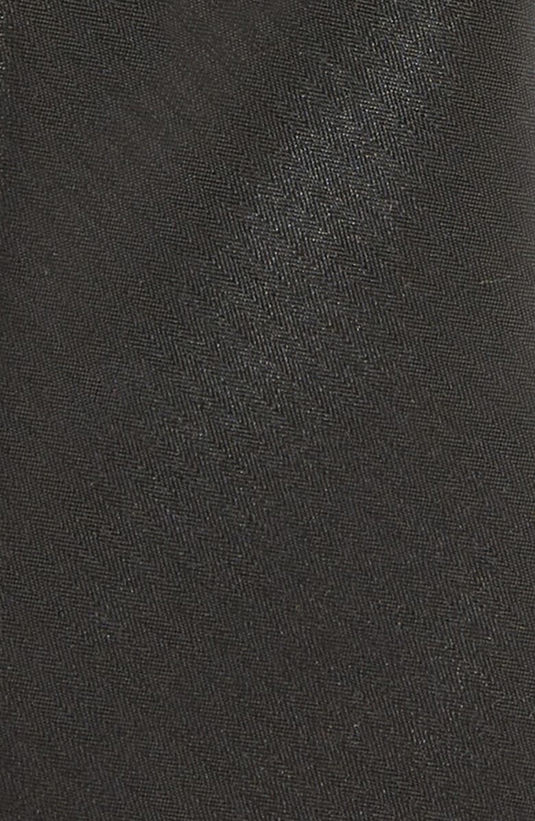 Nordstrom Kids' Ugo Solid Satin Tie, Alternate, color, Black Ugo Satin