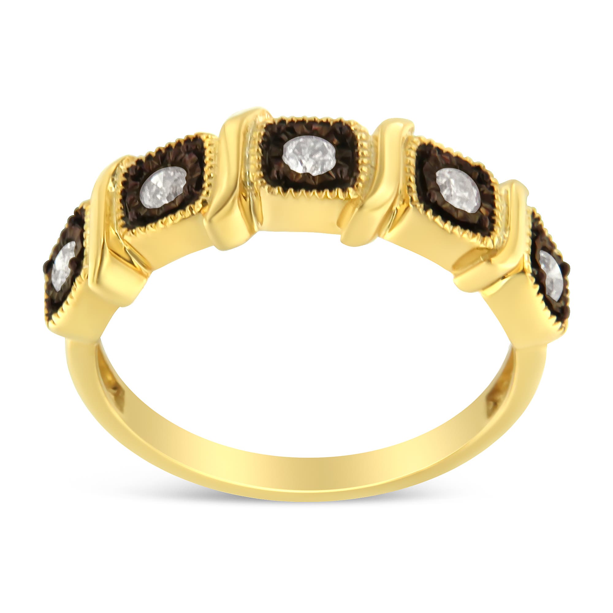 selected Yellow Gold over Silver