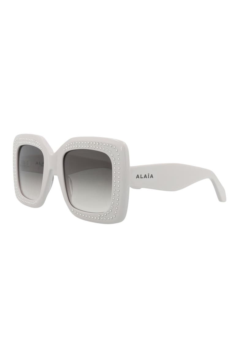 52mm Novelty Square Sunglasses, Alternate, color, GREY GREY GREY