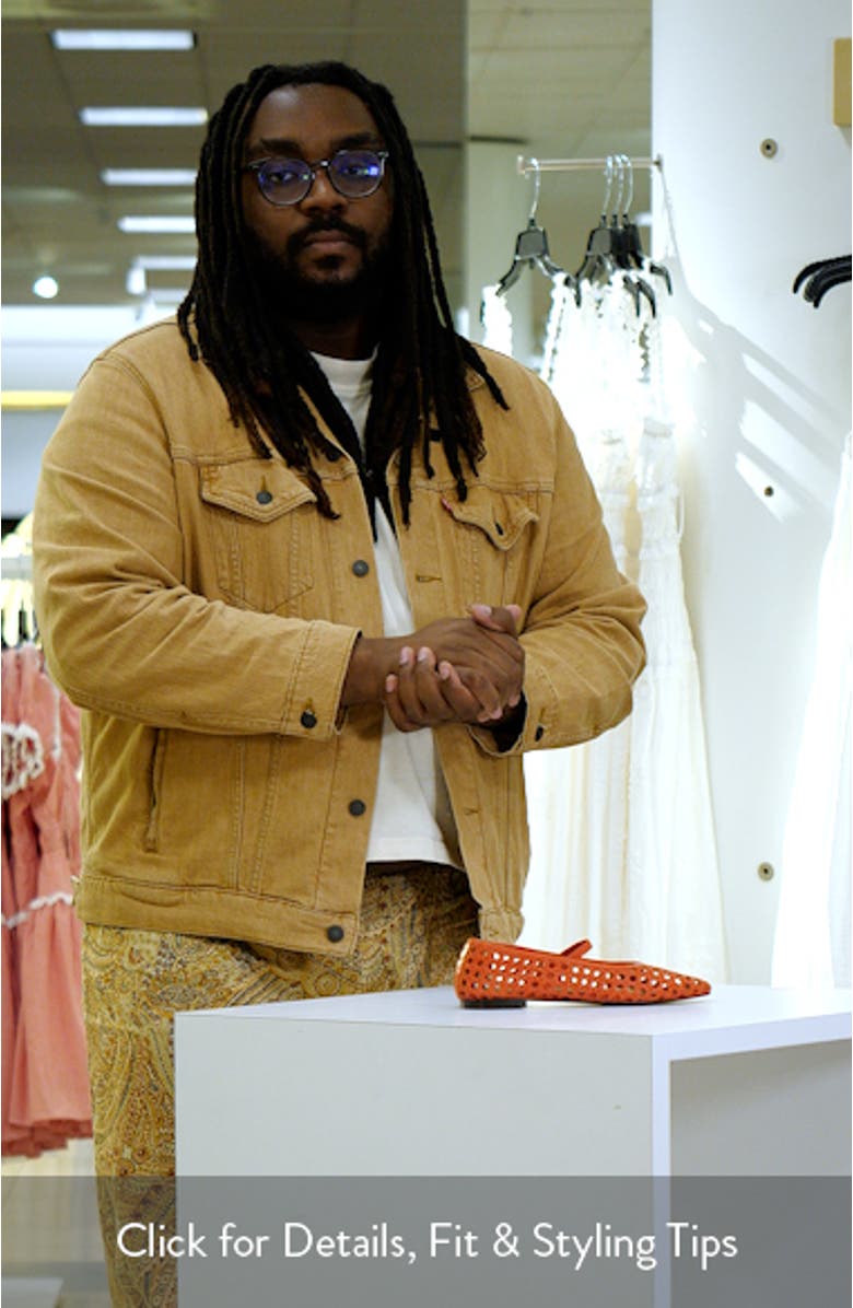 The Greta Open-Weave Ballet Flat, sales video thumbnail