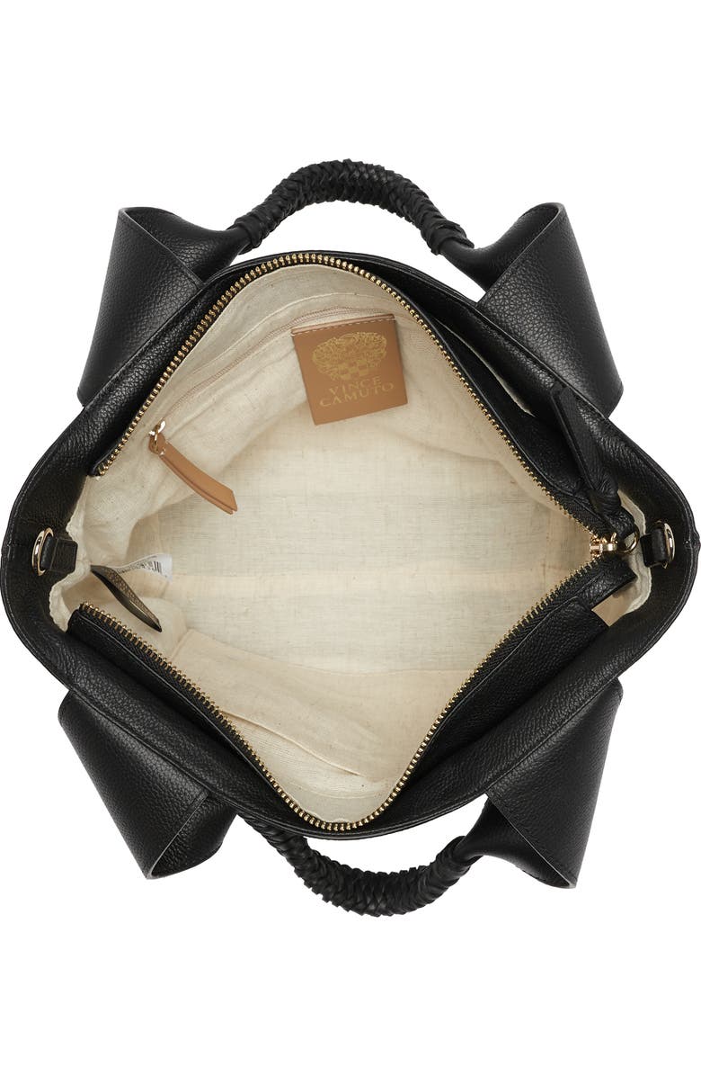 Vince Camuto Janya Top Handle Leather Tote Bag, Alternate, color,