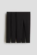 H&M 3-pack Brushed-inside Jersey Leggings