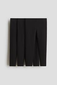 H&M 3-pack Brushed-inside Jersey Leggings