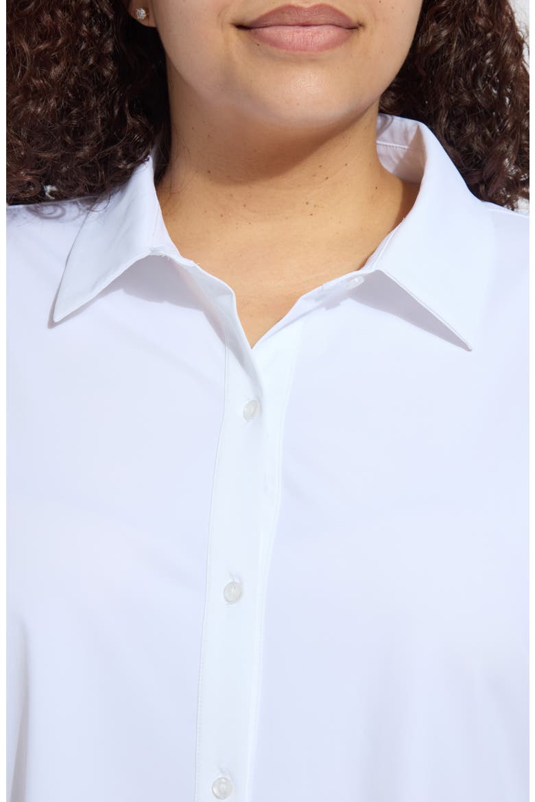 Connie Slim Fit Button-Up Shirt, Alternate, color, WHITE