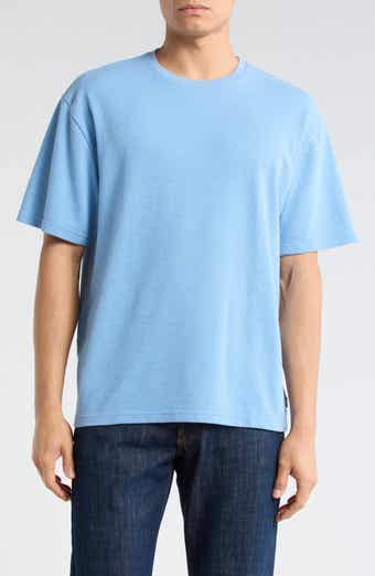 Textured Boxy Knit T-Shirt