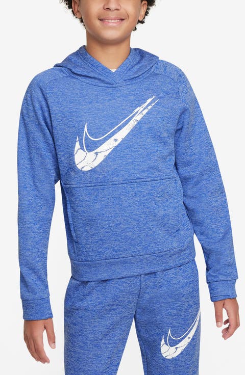 Kids' Sportswear Swoosh Therma-FIT Hoodie (Big Kid)