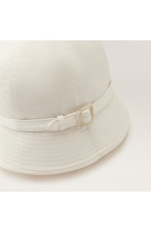 Helen Kaminski Alizee Canvas Bucket Hat In White