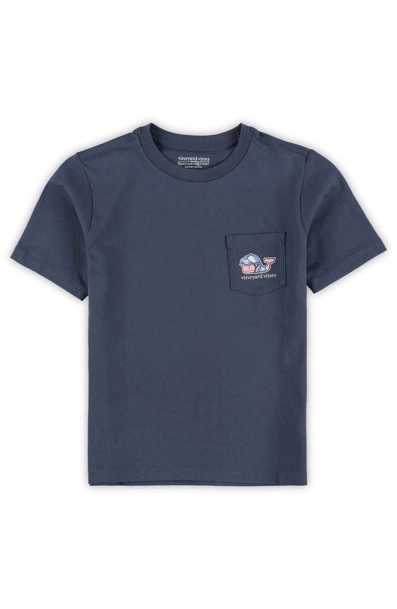 vineyard vines Preschool Vineyard Vines  Navy 151st Kentucky Derby Jockey Whale T-Shirt, Alternate, color, 