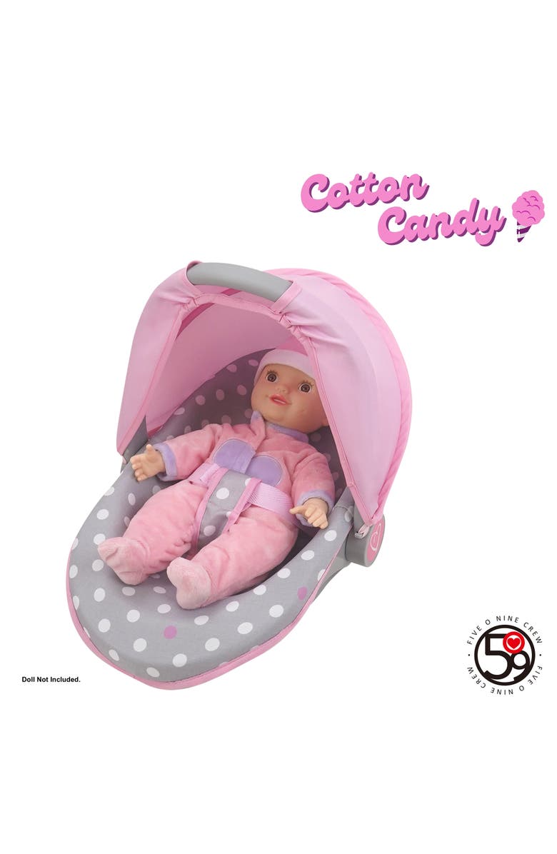 509 Crew Cotton Candy Pink 3In1 Doll Car Seat, Alternate, color, Pink