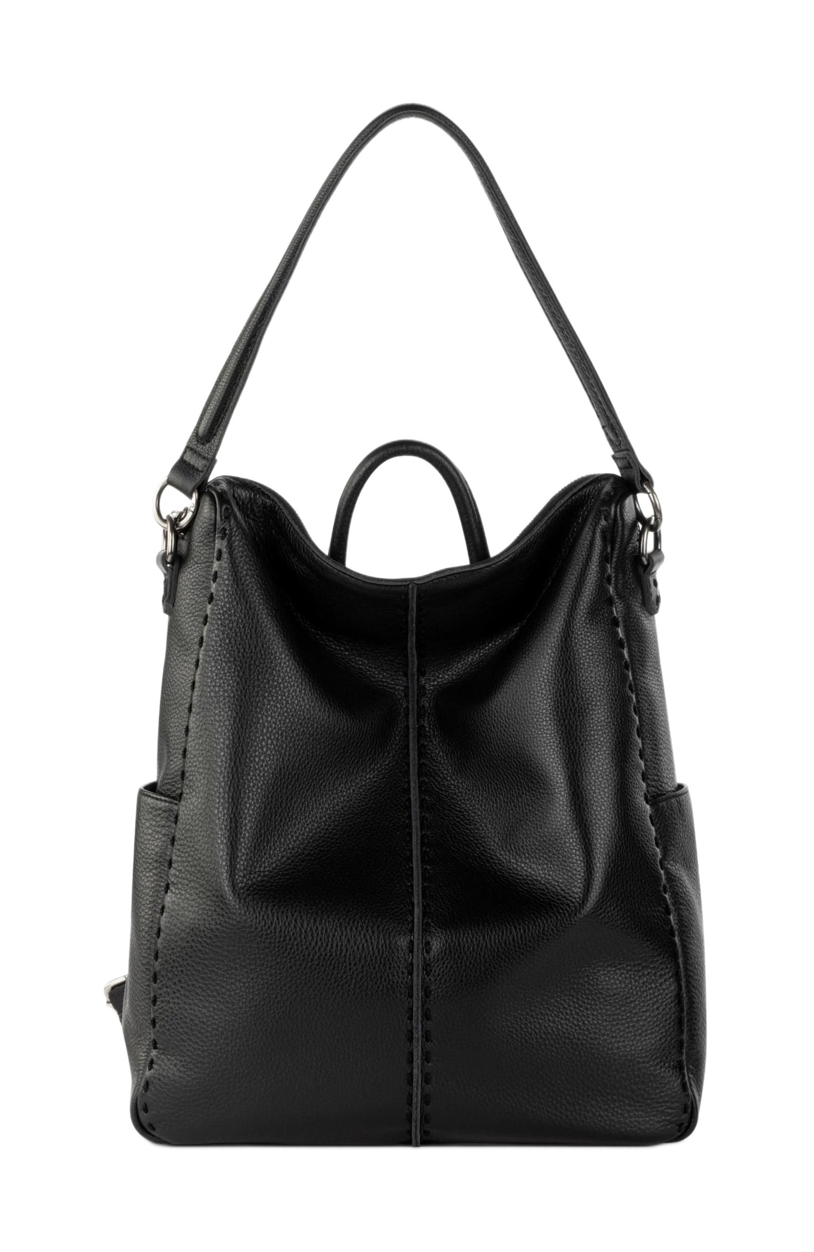 The Sak Los Feliz Convertible Backpack, Alternate, color, Black