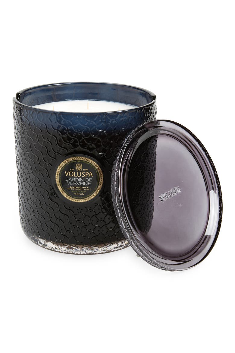 Jardin de Verveine 5-Wick Hearth Candle, Main, color, BLACK TONES