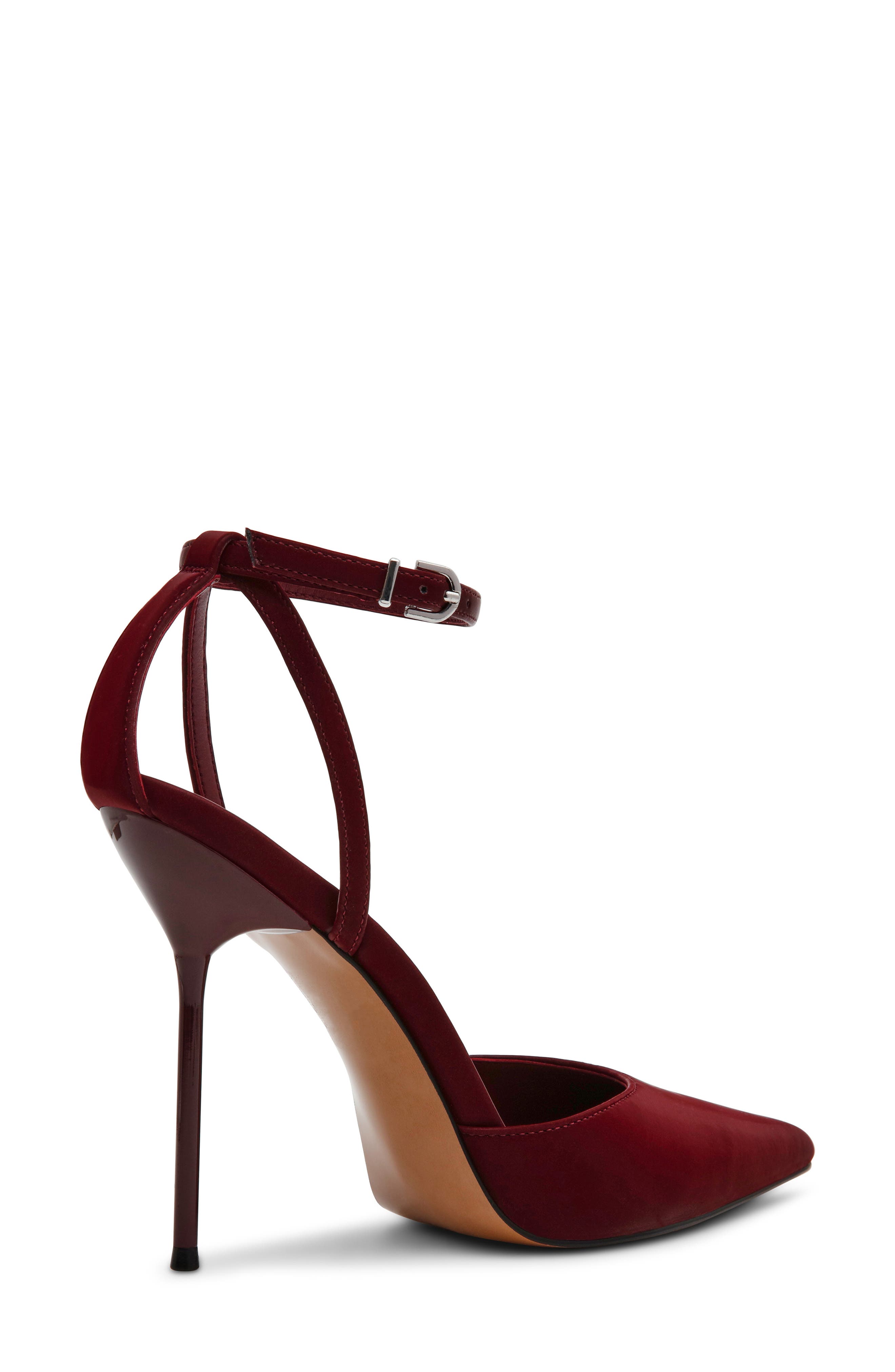 Morrie Pointed Toe Ankle Strap Pump, Alternate, color, LIGHT PLUM