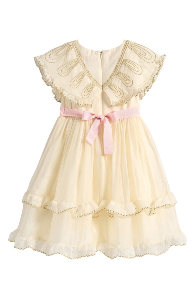 Mini Boden Kids' Angel Ruffle Organza Dress, Alternate, color, 
