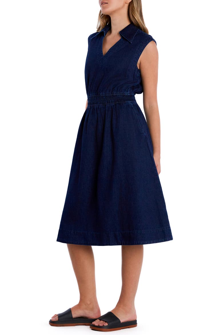 Adeline Denim A-Line Dress, Alternate, color, ADELINE BLUE
