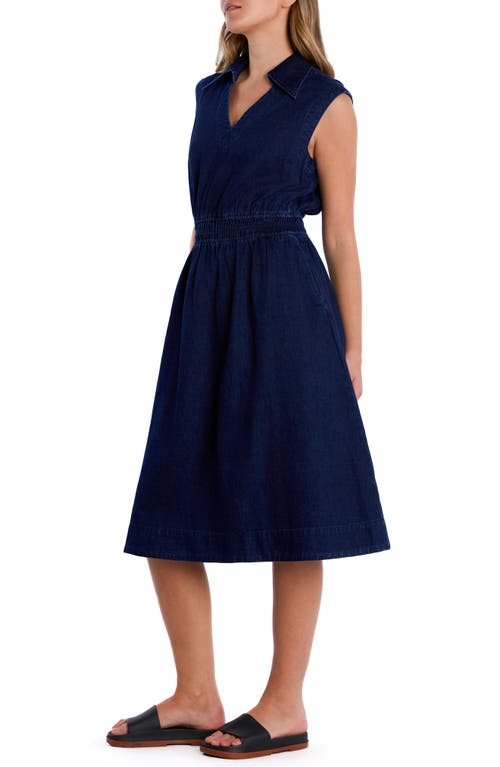 Wash Lab Denim Adeline Denim A-line Dress In Adeline Blue